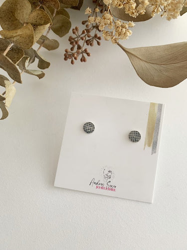 Boucles d'oreilles rondes minimalistes en argent